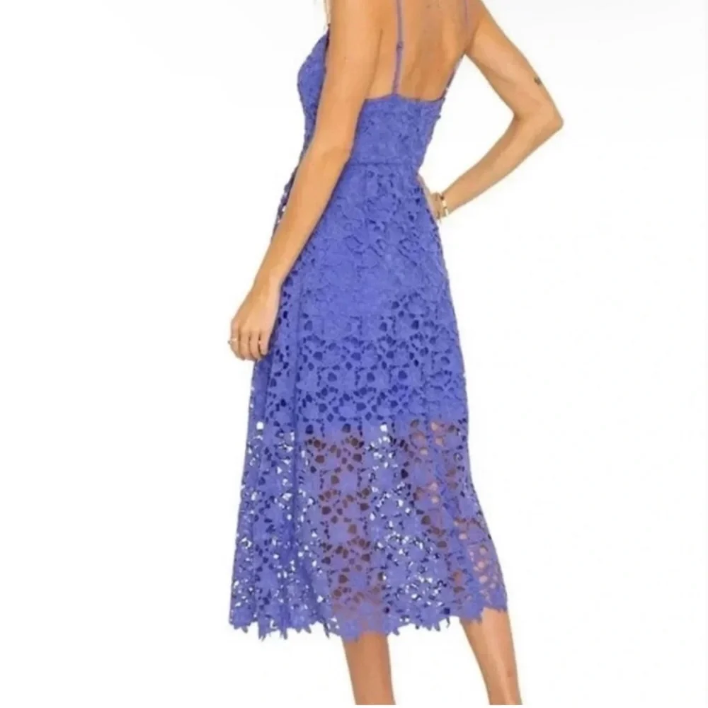 ASTR the Label Sleeveless Lace Fit & Flare Midi Dress - Picture 2 of 5